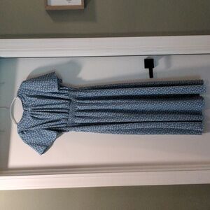 Flowly long a line floral dress